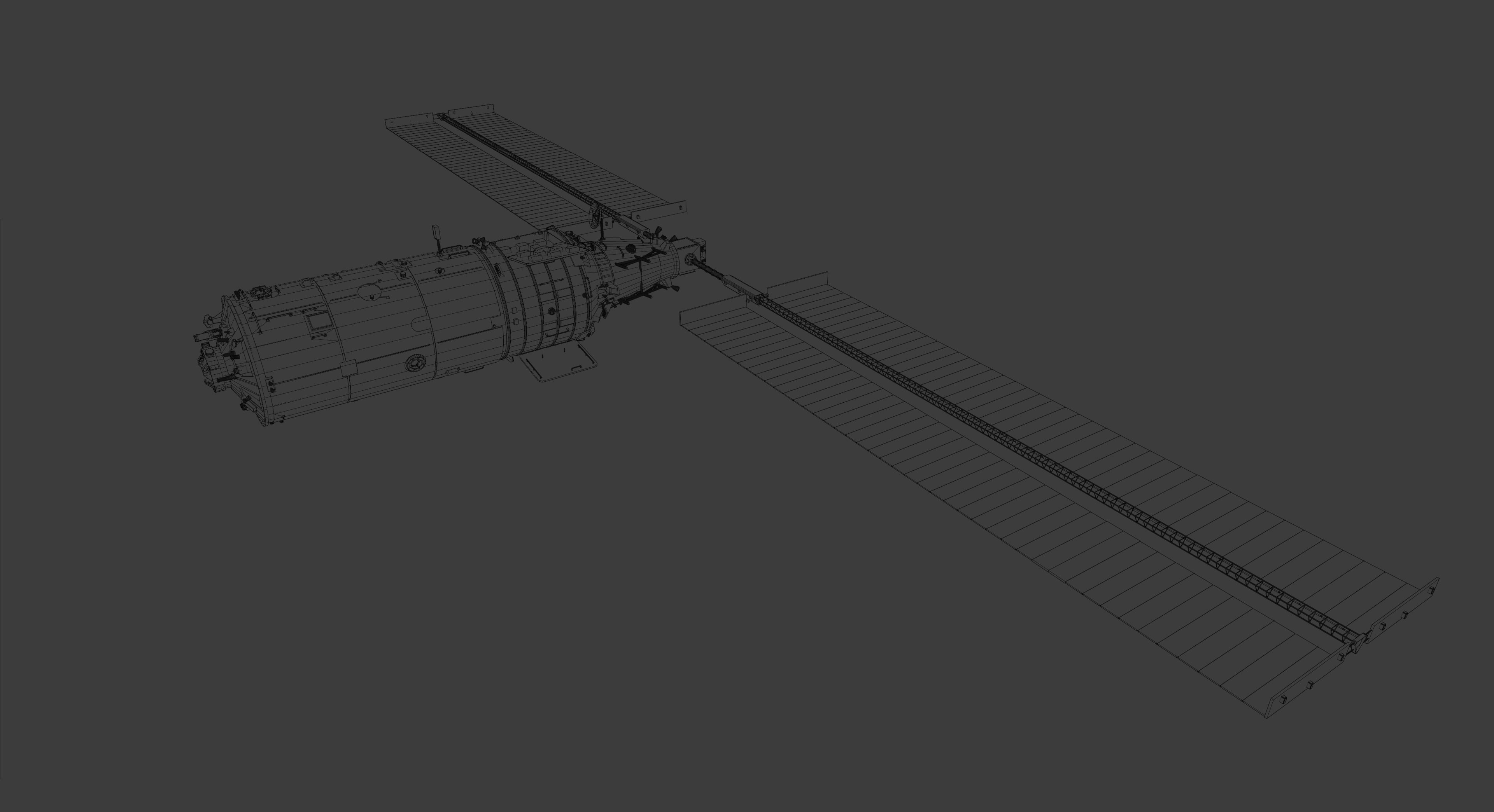 Mengtian Experiment Module - Blender - fbx 3D model_9