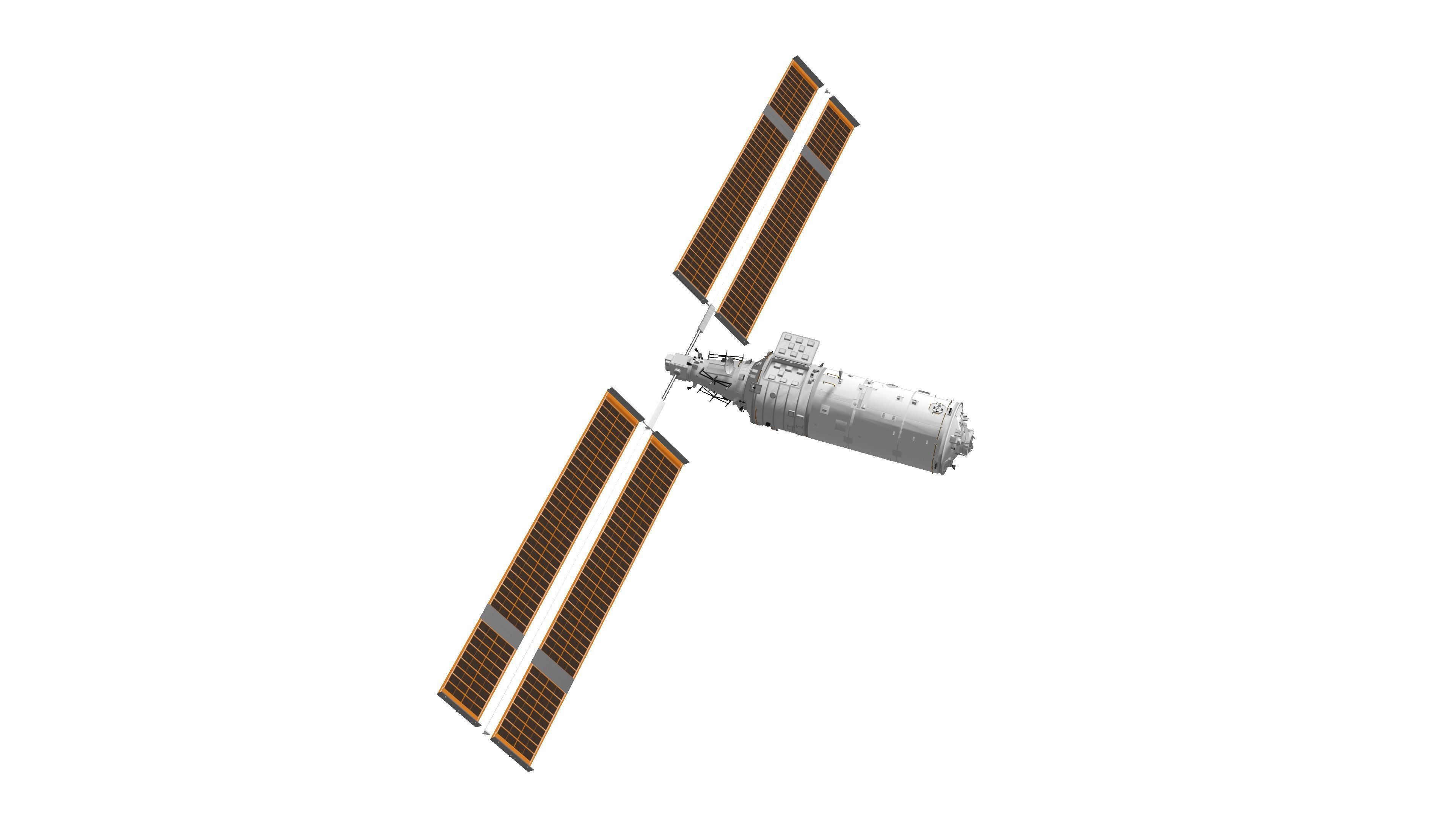 Mengtian Experiment Module - Blender - fbx 3D model_3