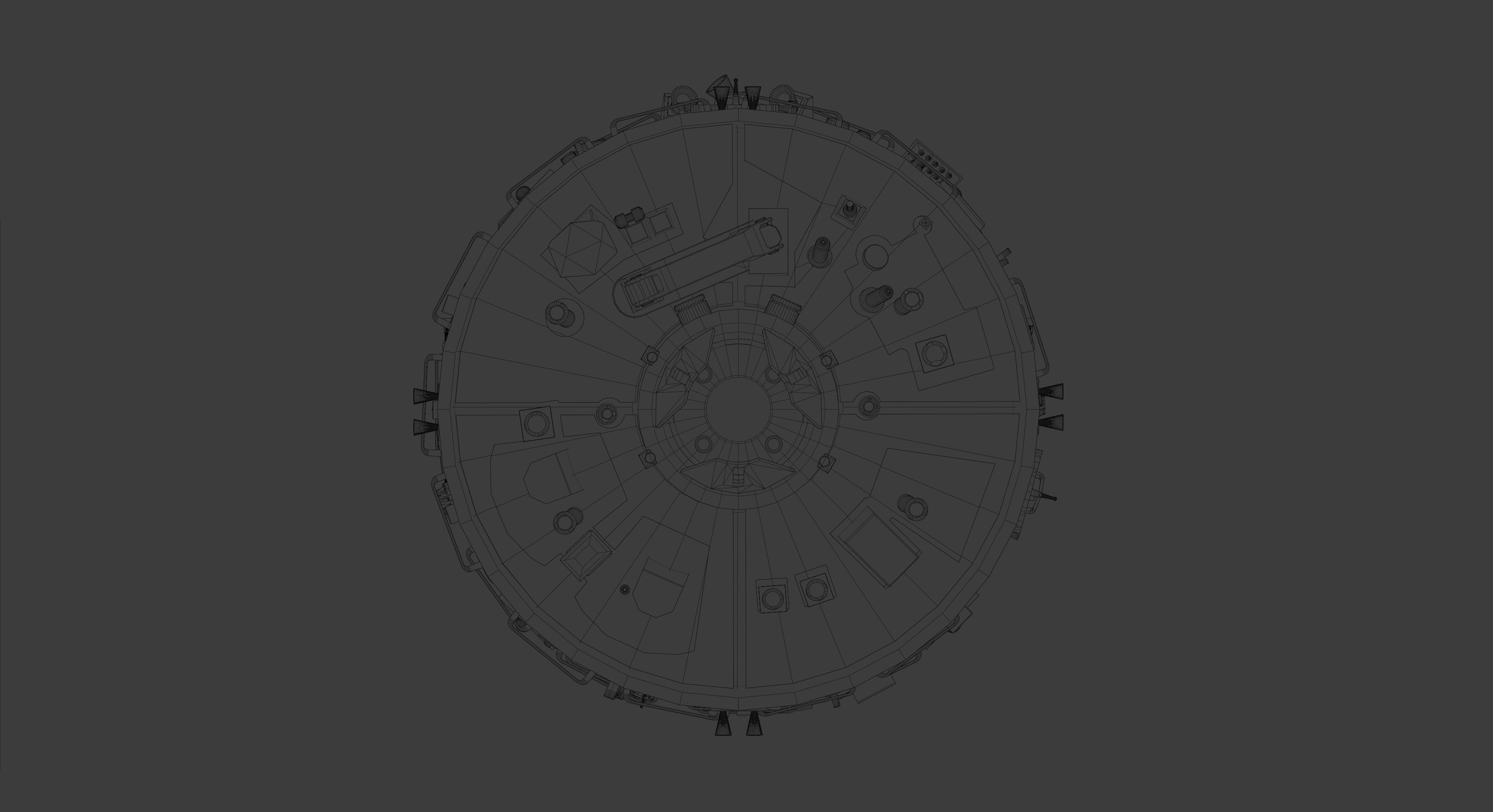Mengtian Experiment Module - Blender - fbx 3D model_8