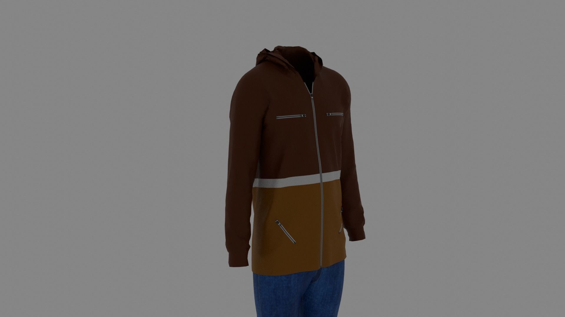 Man Clothes Low-poly 3D model_2