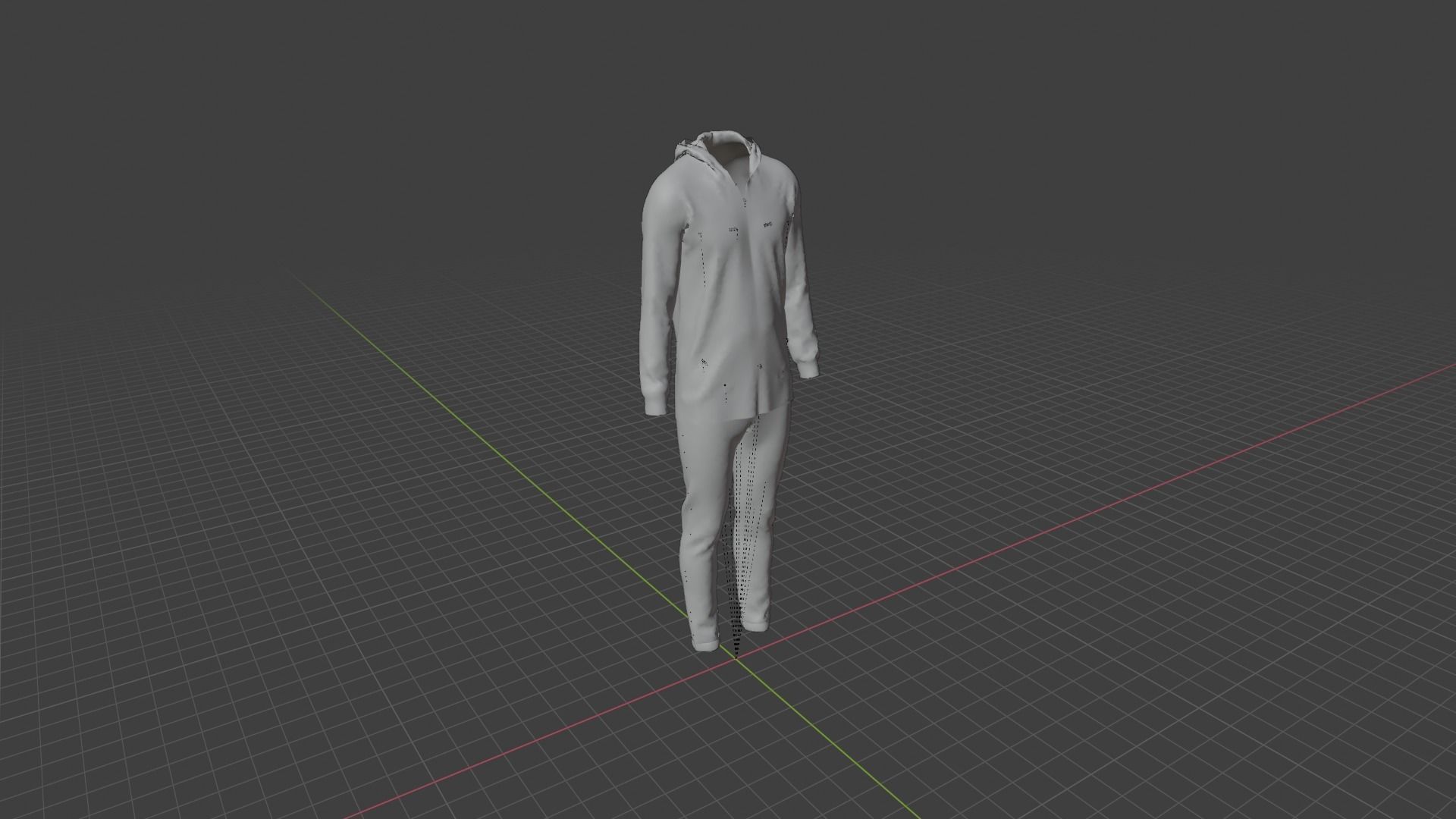 Man Clothes Low-poly 3D model_7