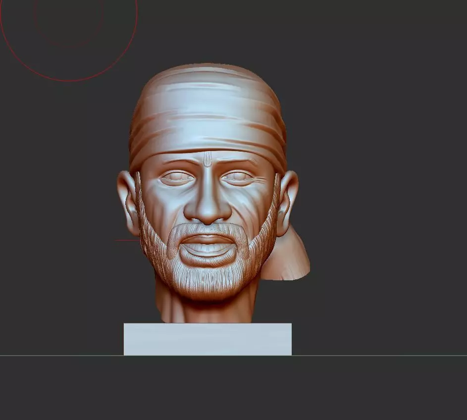 Sai baba face 3D model