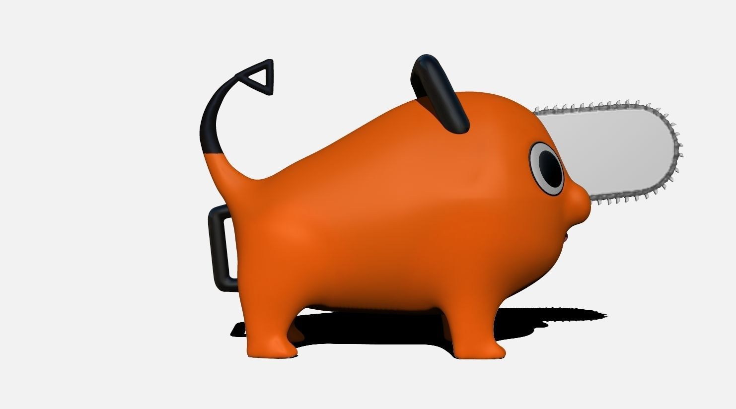 Pochita 3D Print Fan Art - Chainsawman 3D print model_3