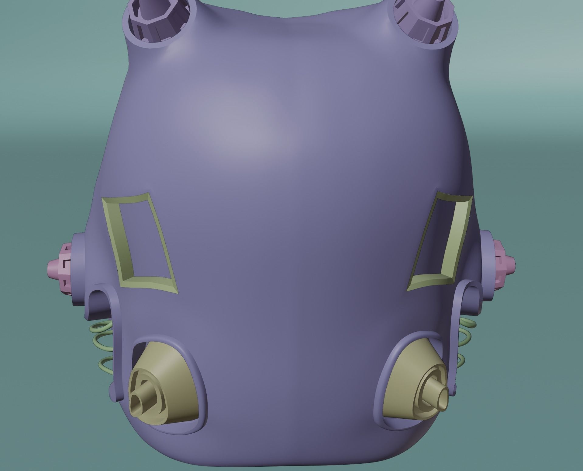 Sci-fi Helmet 3D model_15