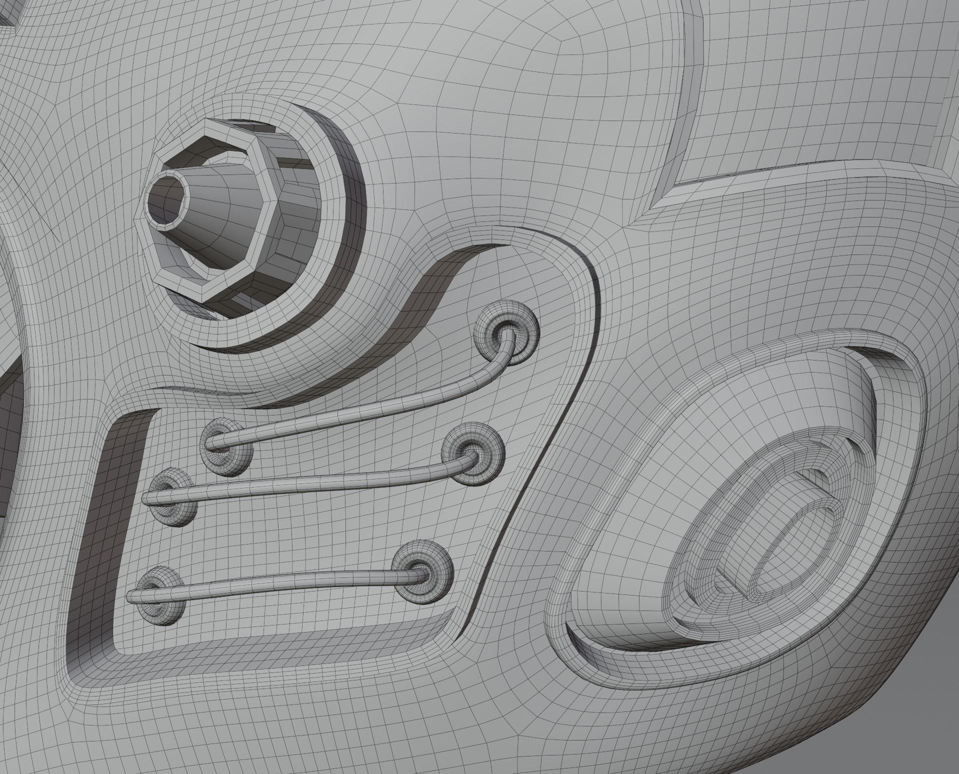 Sci-fi Helmet 3D model_19