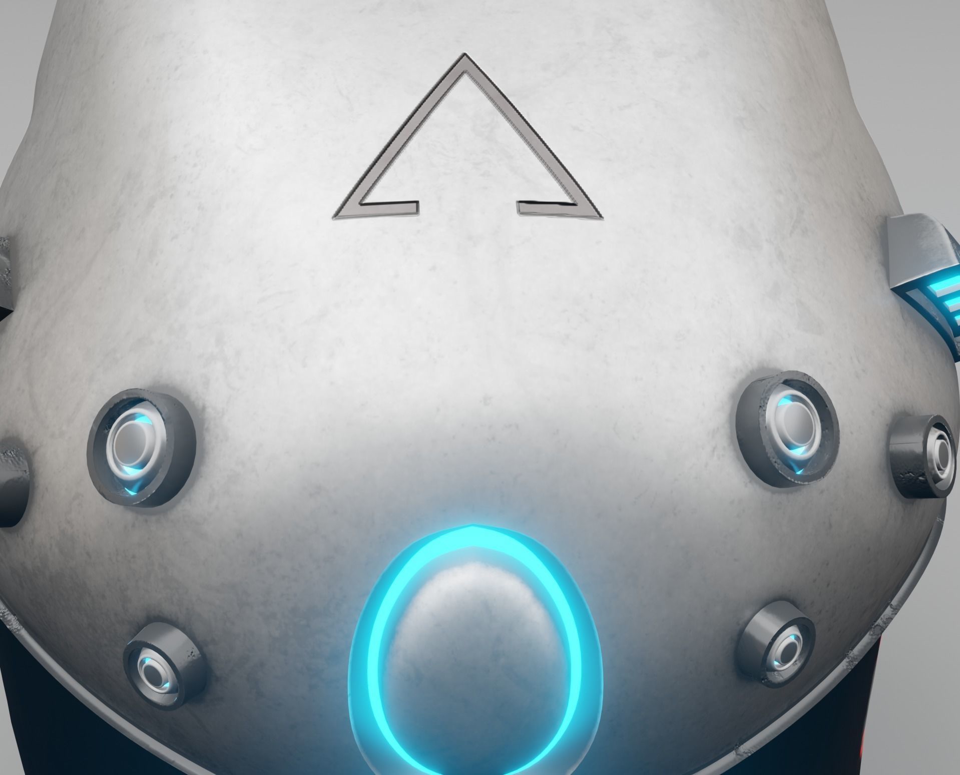 Sci-fi Helmet 3D model_3