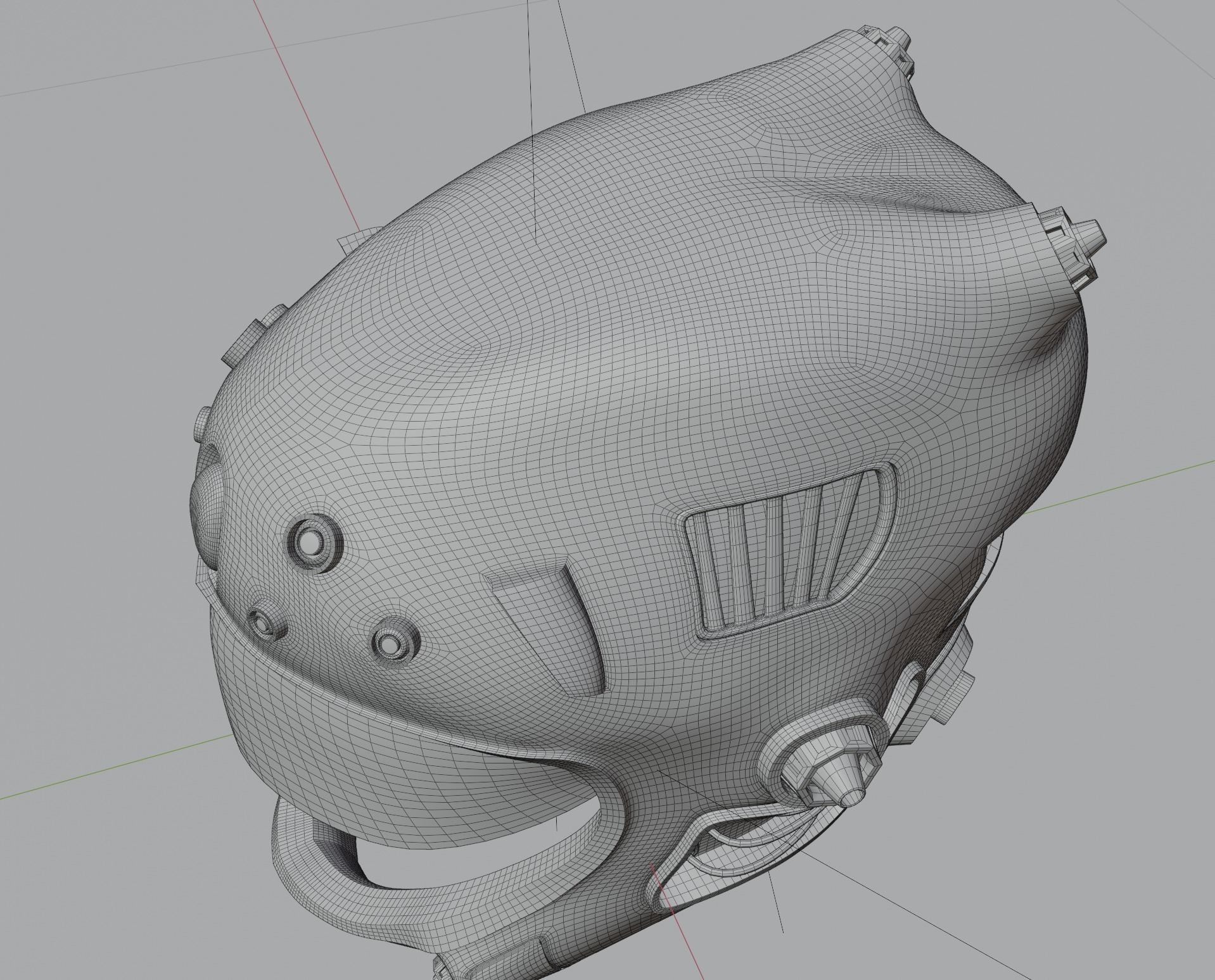 Sci-fi Helmet 3D model_18
