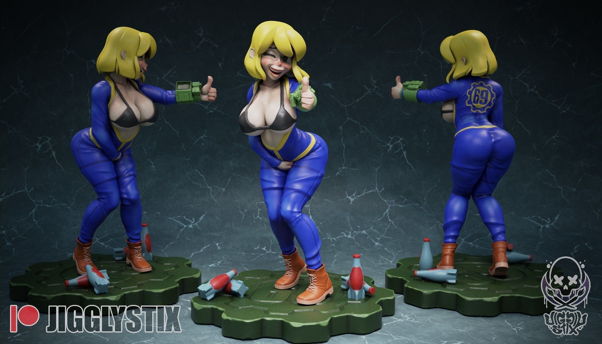 Vault Girl Vault 69 3D Model 3D Printable CGTrader Vault Girl Vault 69 3D Model 3D Printable CGTrader