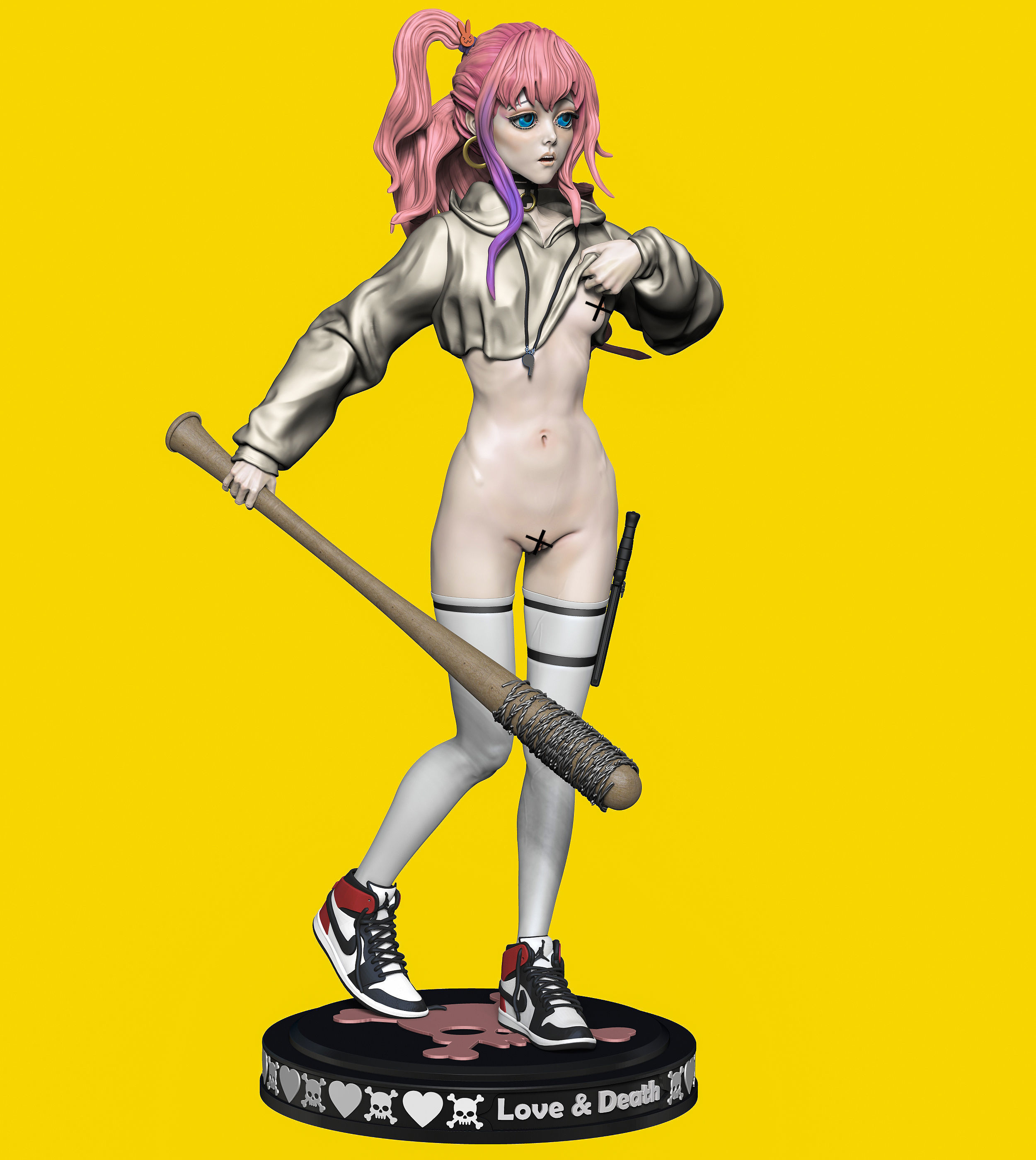 Love and Death 3D print model_3