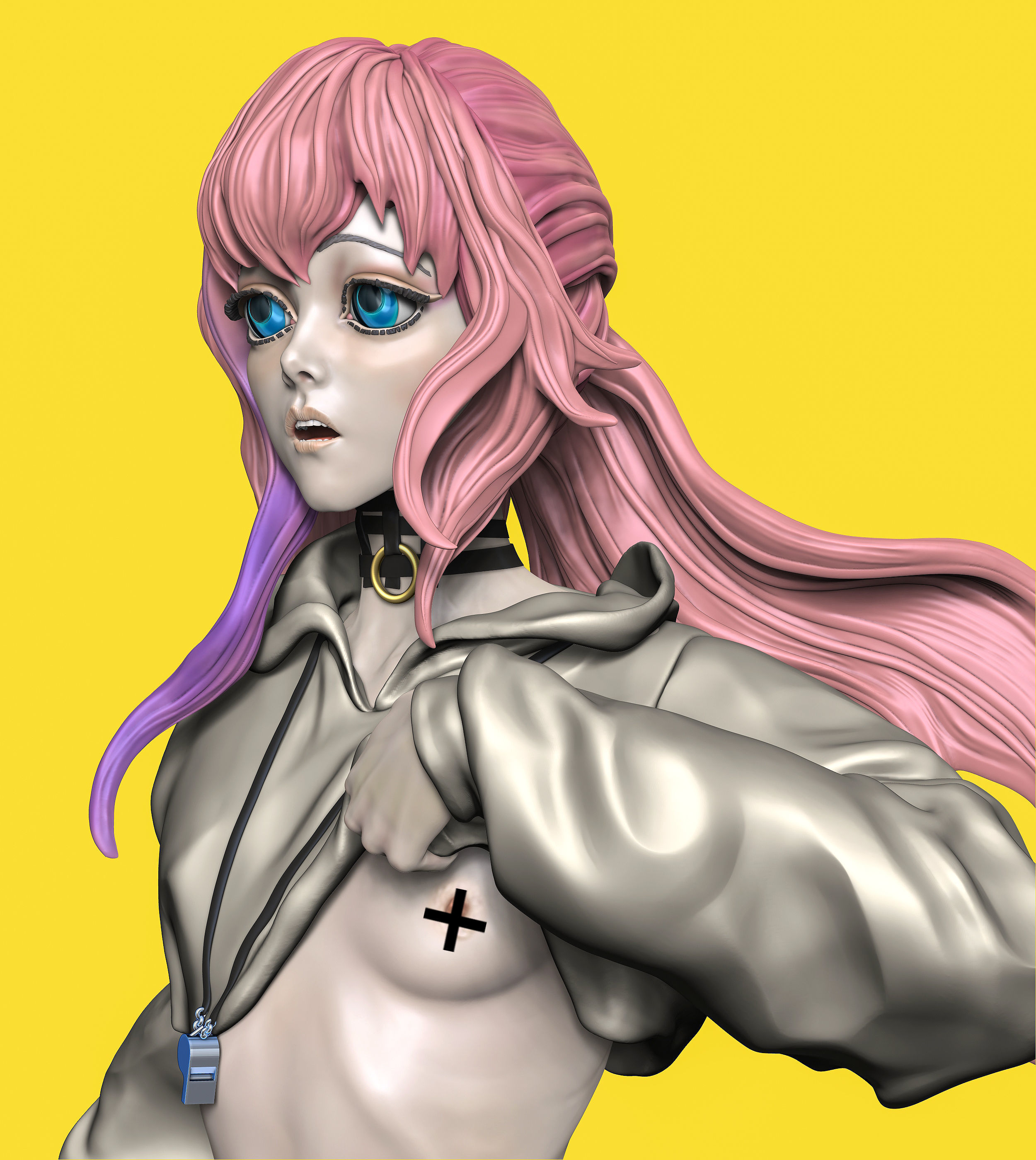 Love and Death 3D print model_8