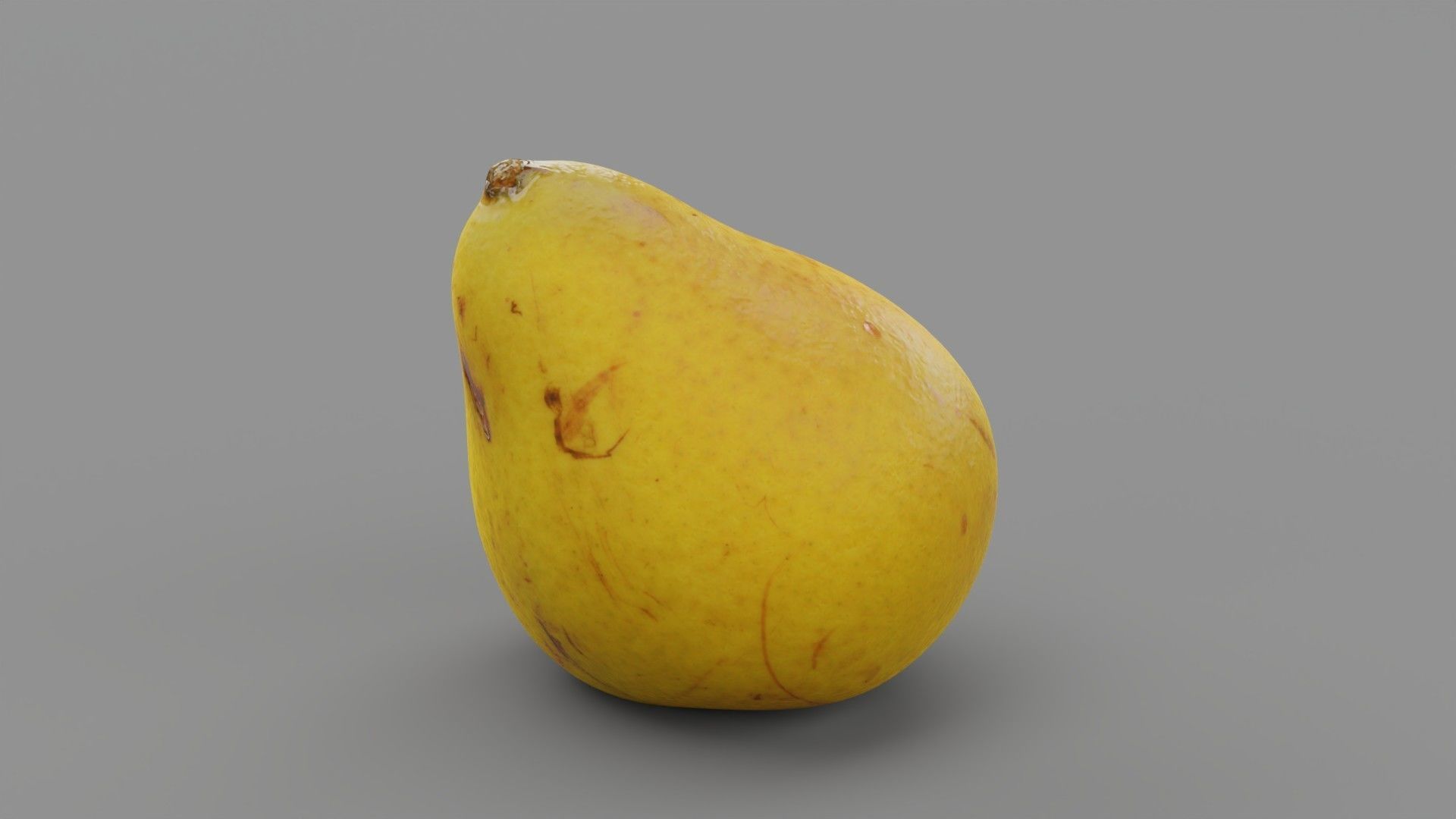 Pear 03 Low-poly 3D model_23
