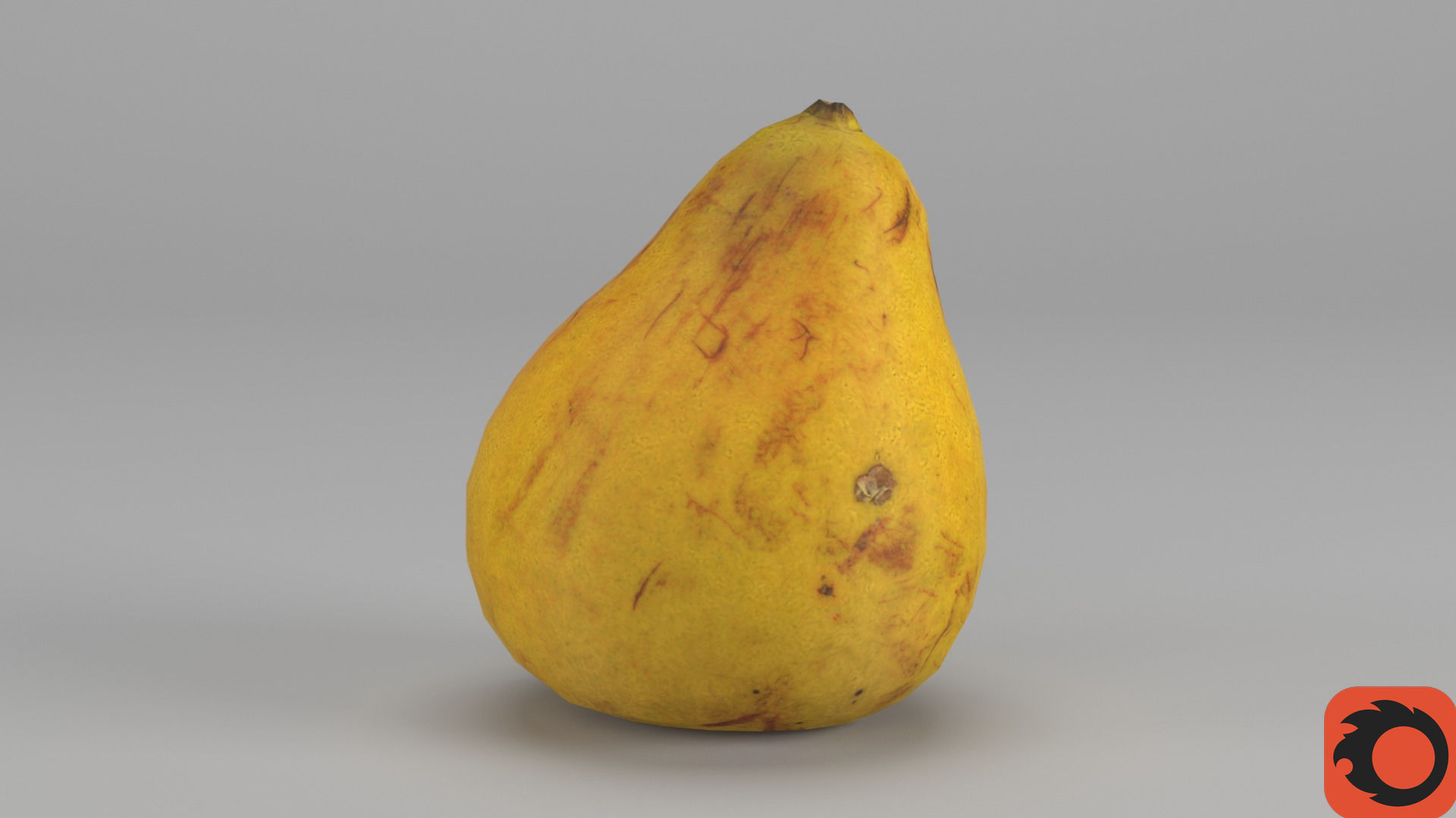 Pear 03 Low-poly 3D model_30