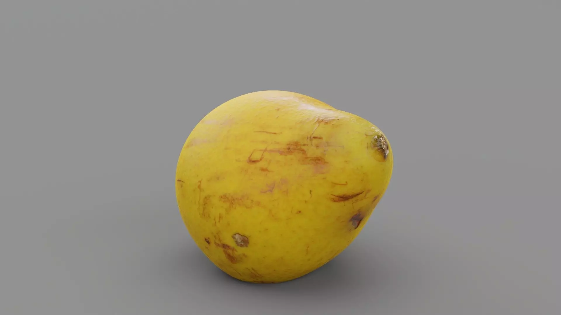 Pear 03 Low-poly 3D model_0