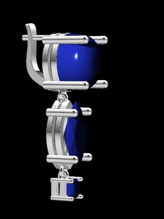 Earrings rk11 3D print model_14