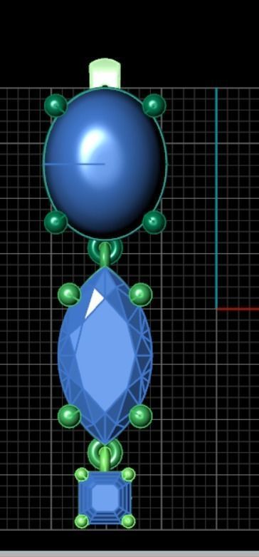 Earrings rk11 3D print model_9