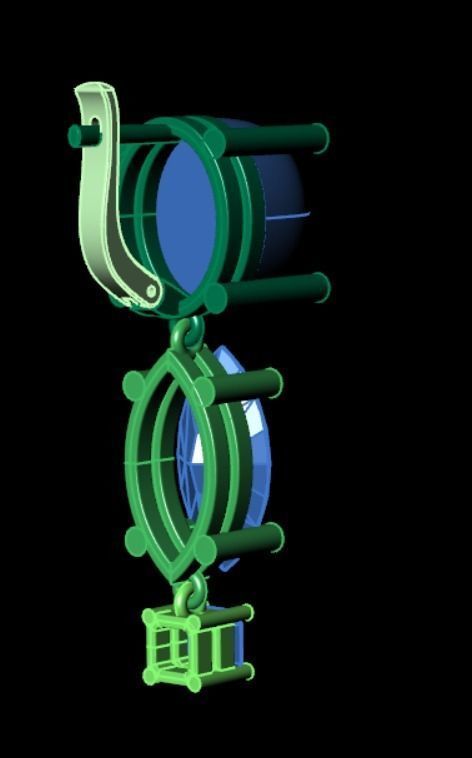 Earrings rk11 3D print model_10