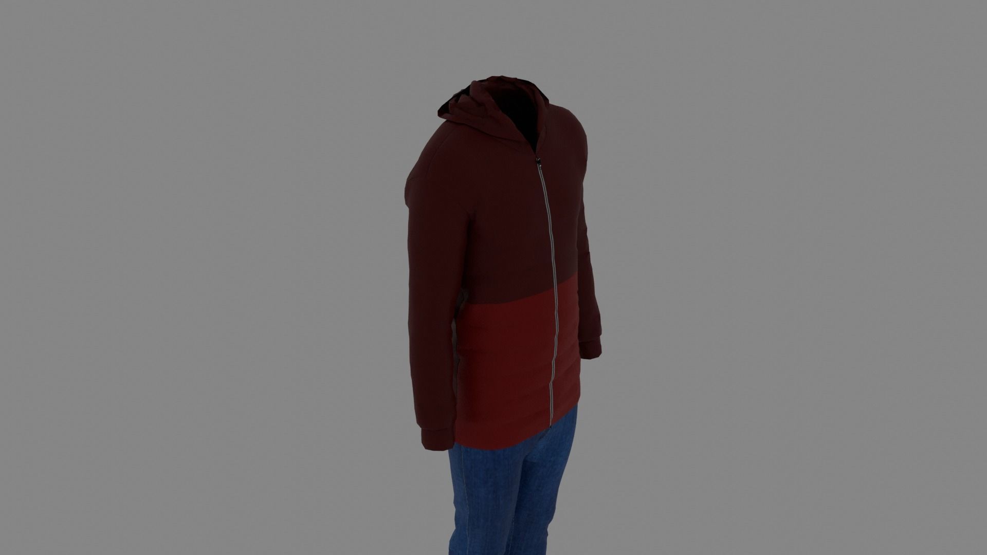 Man Clothes Low-poly 3D model_5