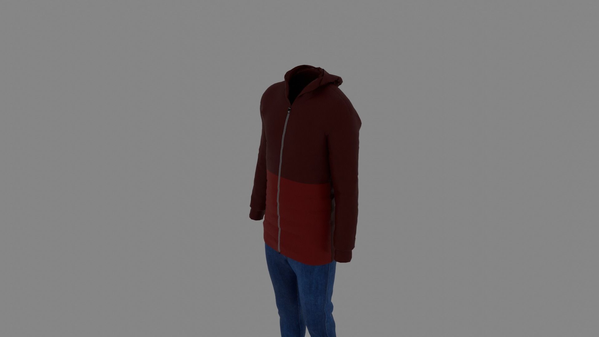 Man Clothes Low-poly 3D model_4
