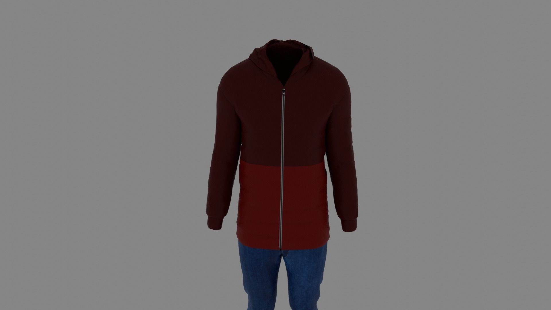 Man Clothes Low-poly 3D model_3