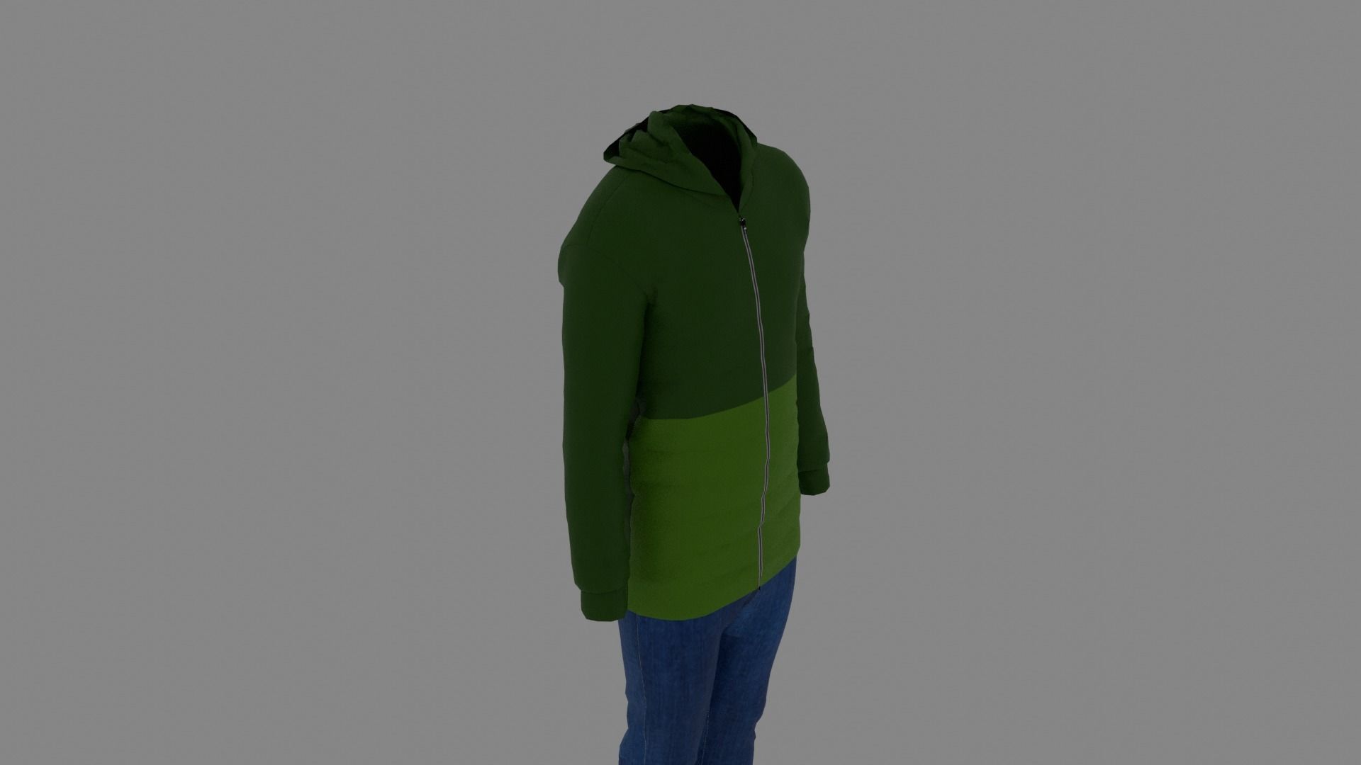 Man Clothes Low-poly 3D model_5