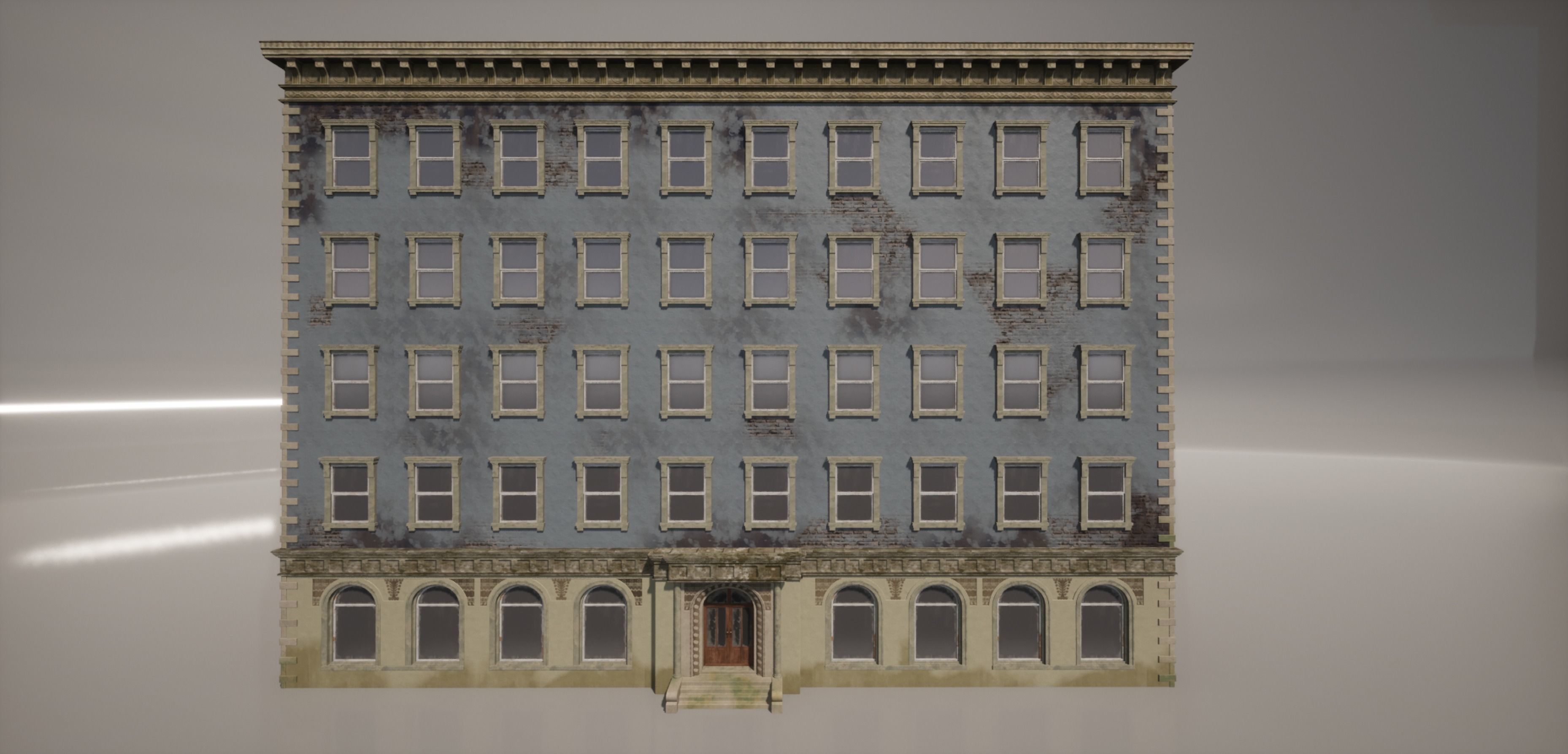 Building Modules and Blueprint Low-poly 3D model_2