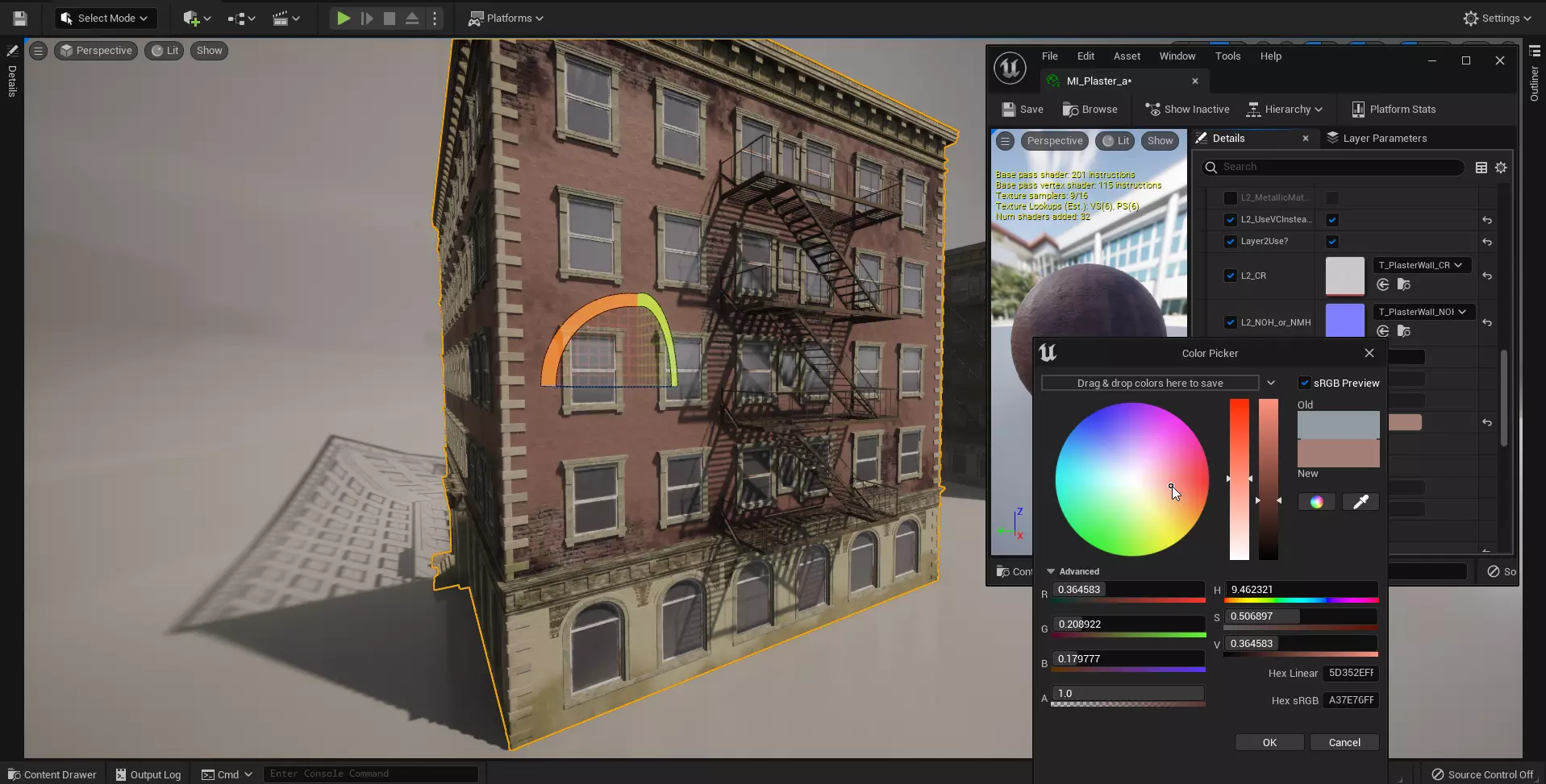 Building Modules and Blueprint Low-poly 3D model_0