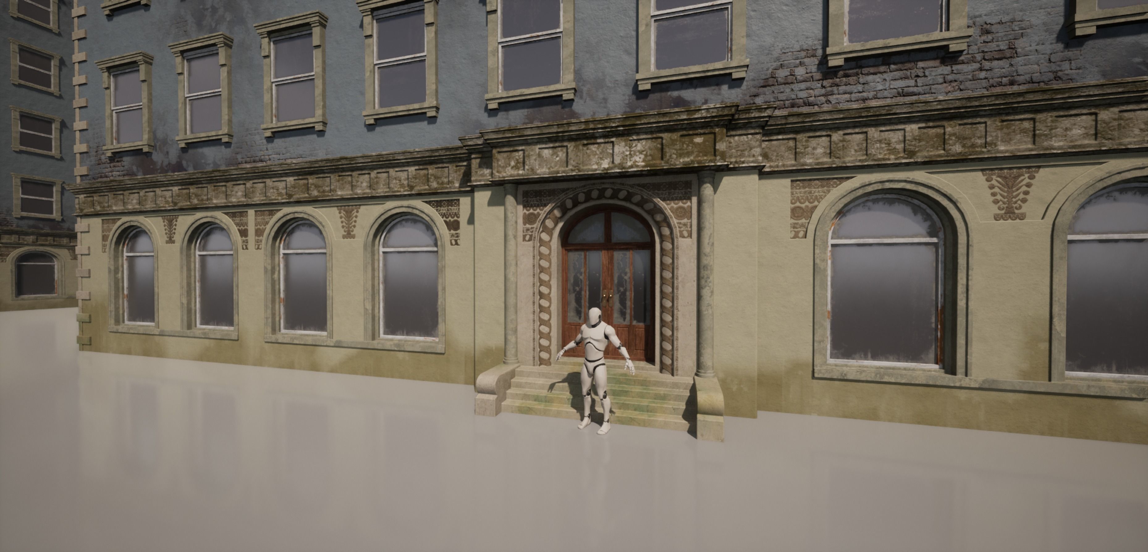 Building Modules and Blueprint Low-poly 3D model_8