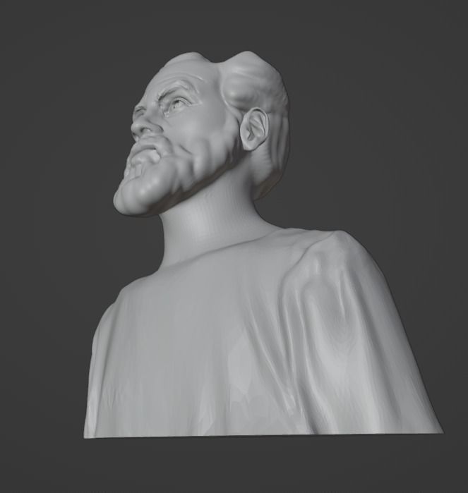 Gustav Klimt 3D print model_2