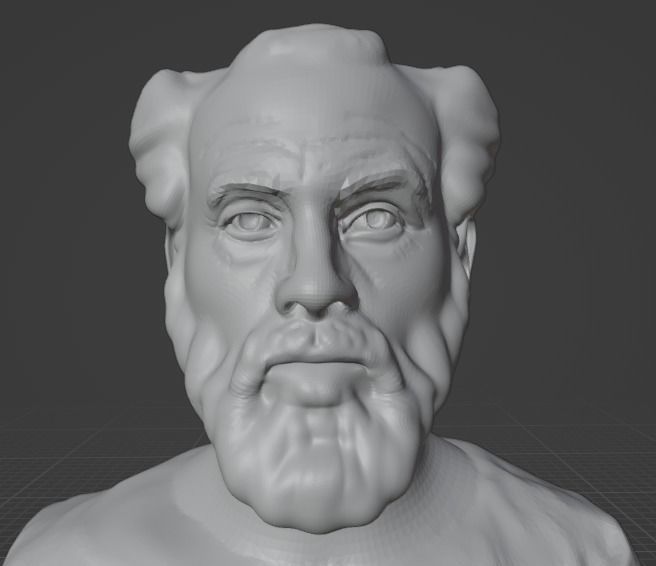 Gustav Klimt 3D print model_5