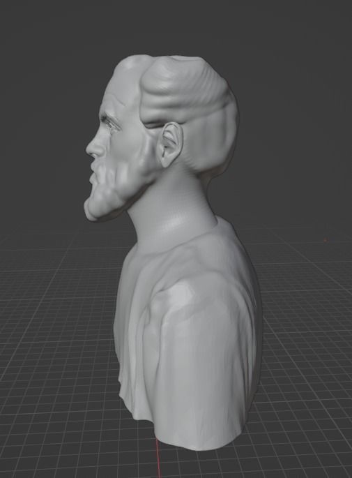 Gustav Klimt 3D print model_1