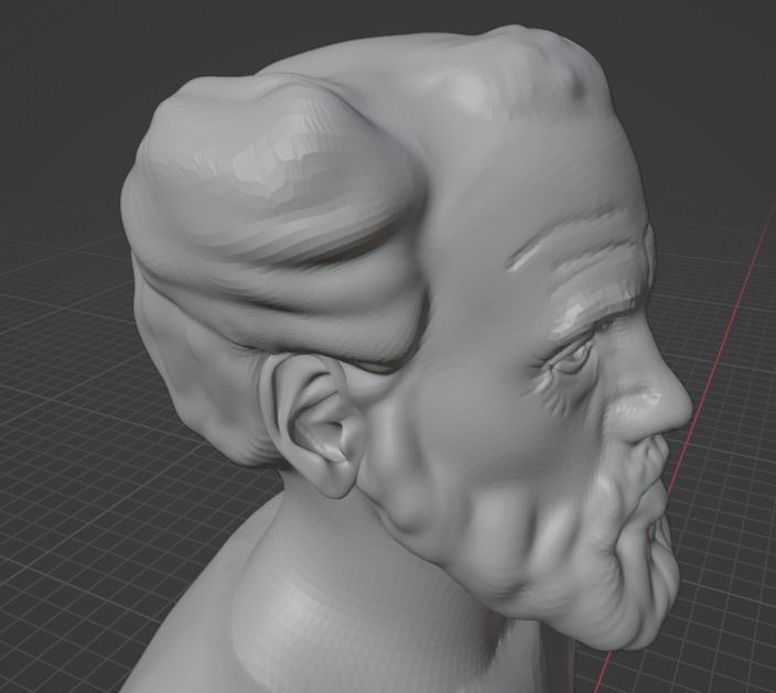 Gustav Klimt 3D print model_6