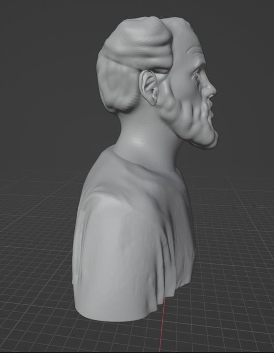 Gustav Klimt 3D print model_18