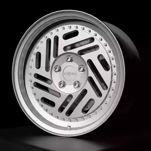 IDK - 3 Piece Wheels - Game Ready Low-poly 3D model