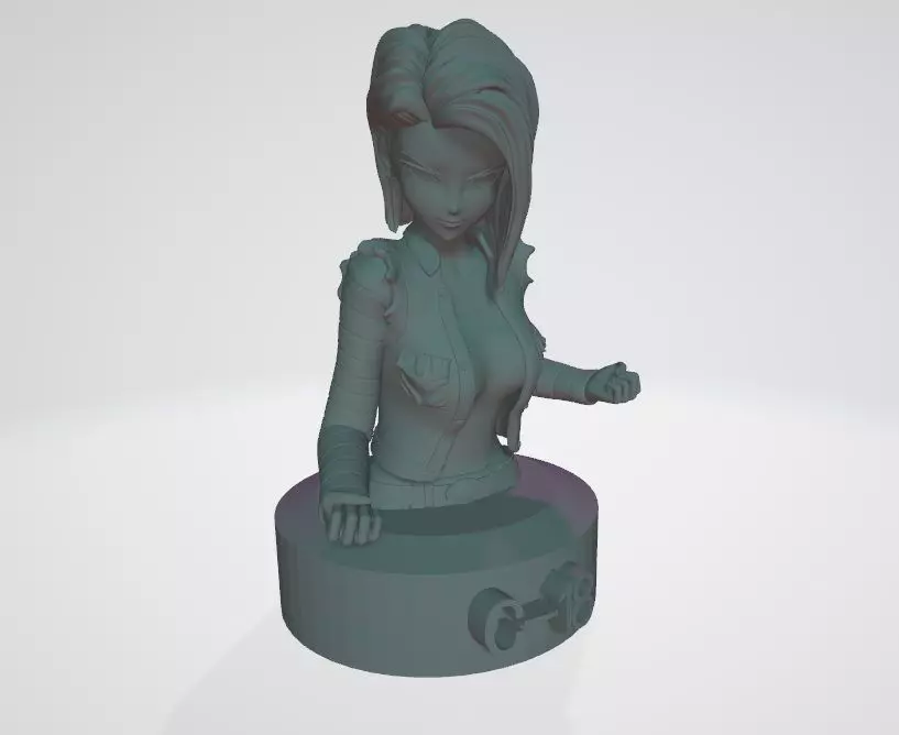 C 18 buste  3D print model_0
