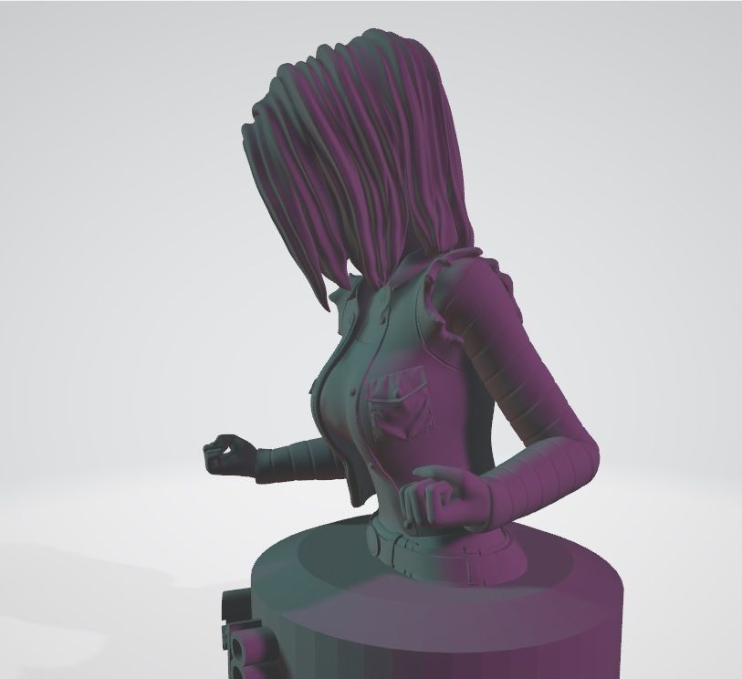 C 18 buste  3D print model_1