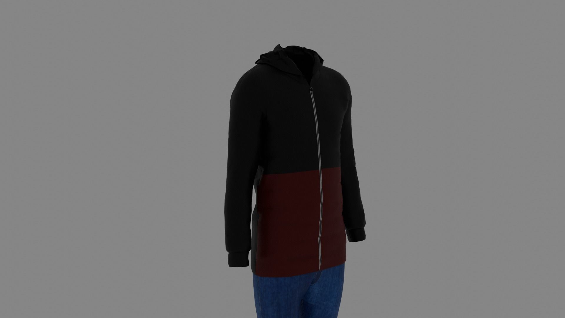 Man Clothes Low-poly 3D model_2