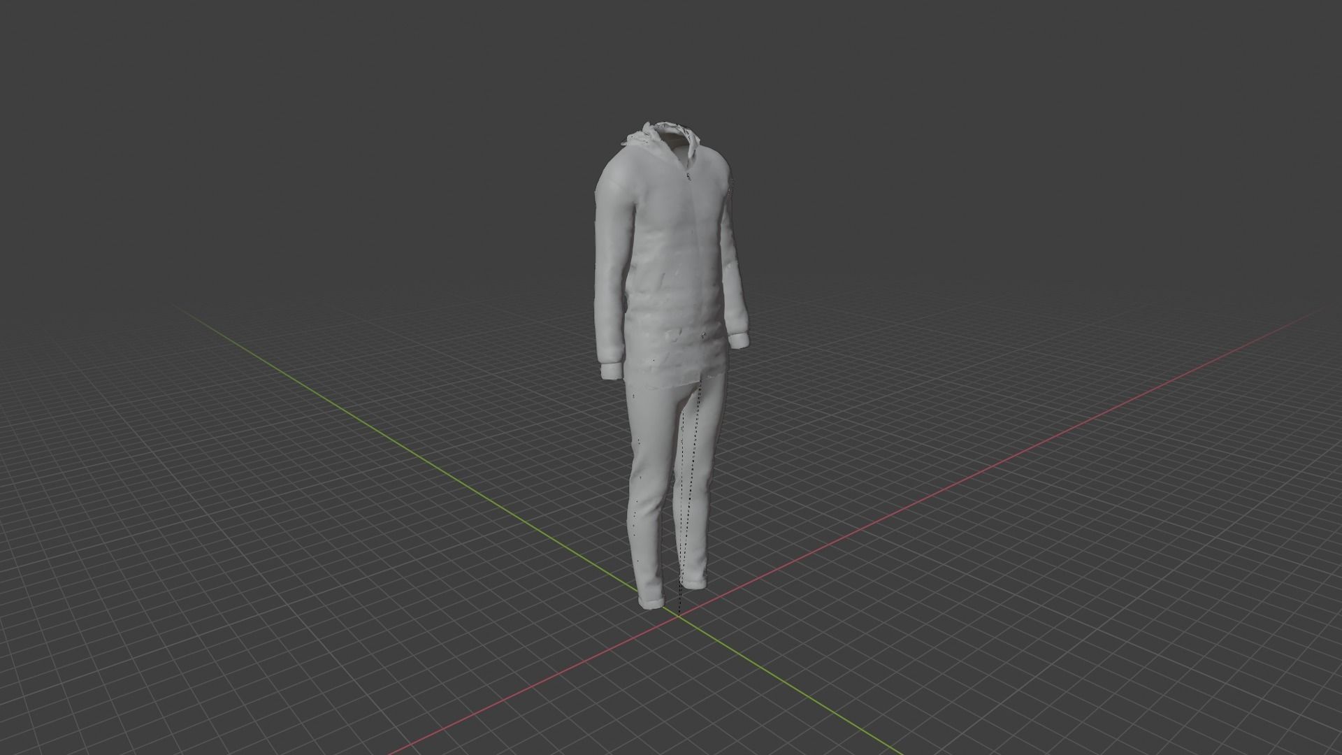 Man Clothes Low-poly 3D model_7