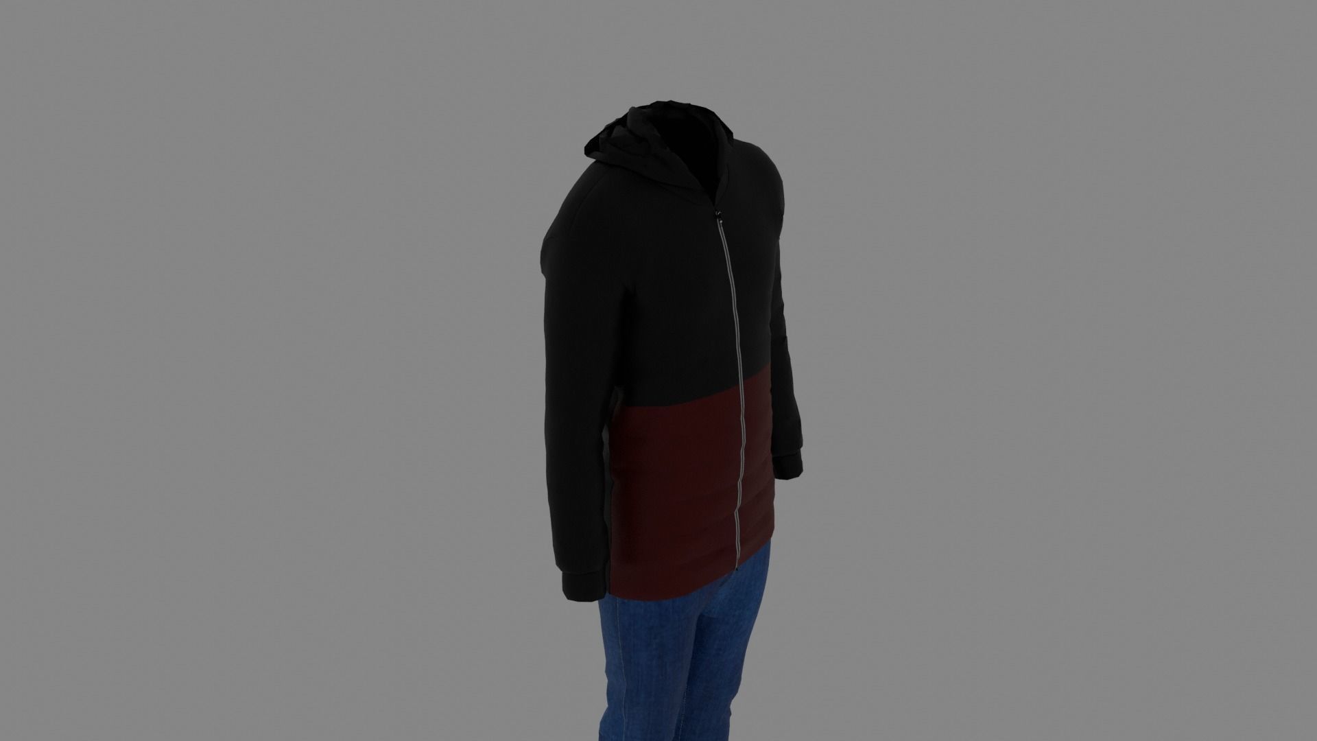 Man Clothes Low-poly 3D model_5