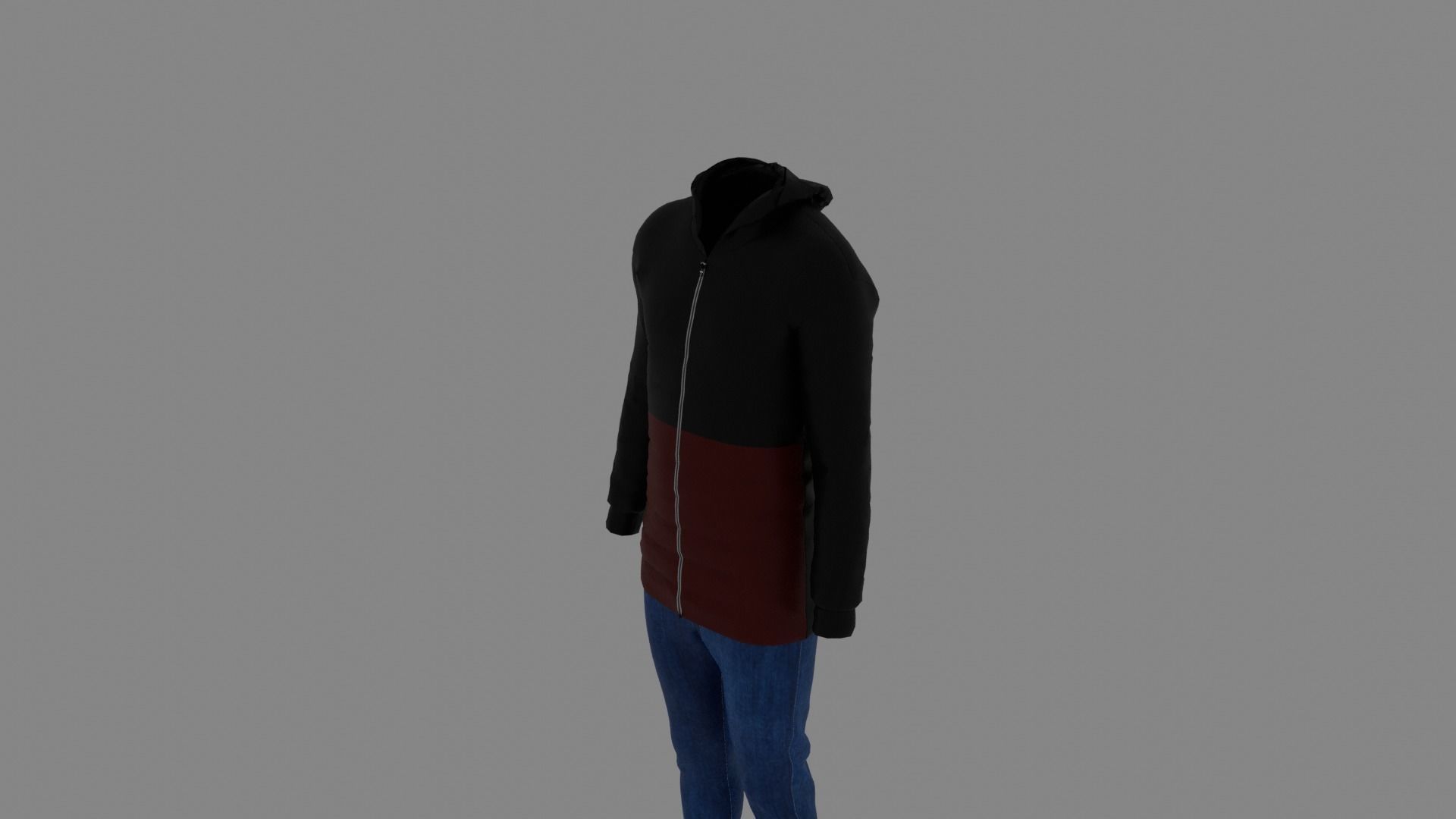 Man Clothes Low-poly 3D model_4