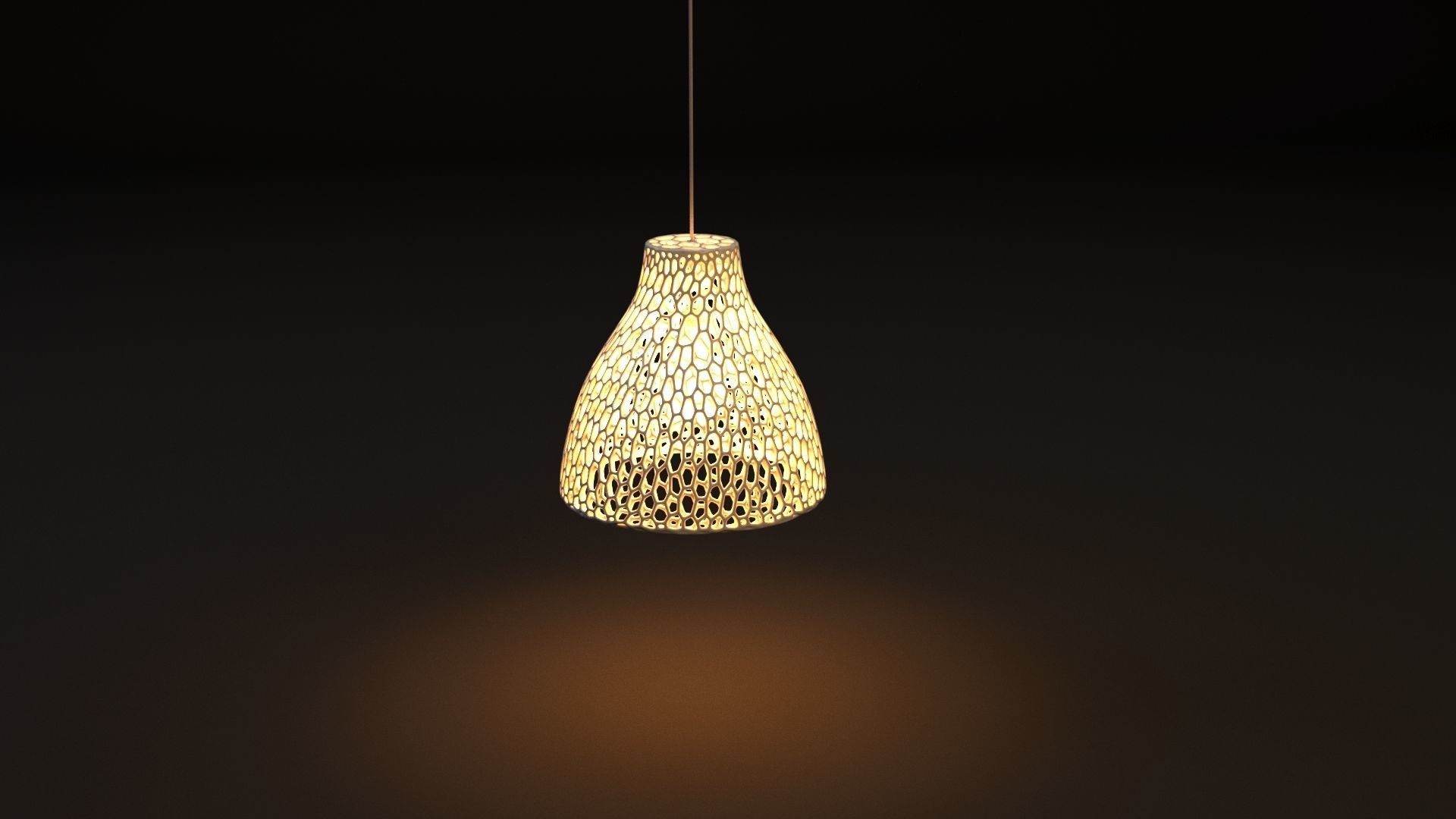 Ikea lamp Melodi 3D print model_9