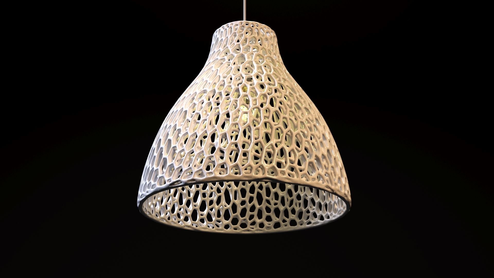 Ikea lamp Melodi 3D print model_19