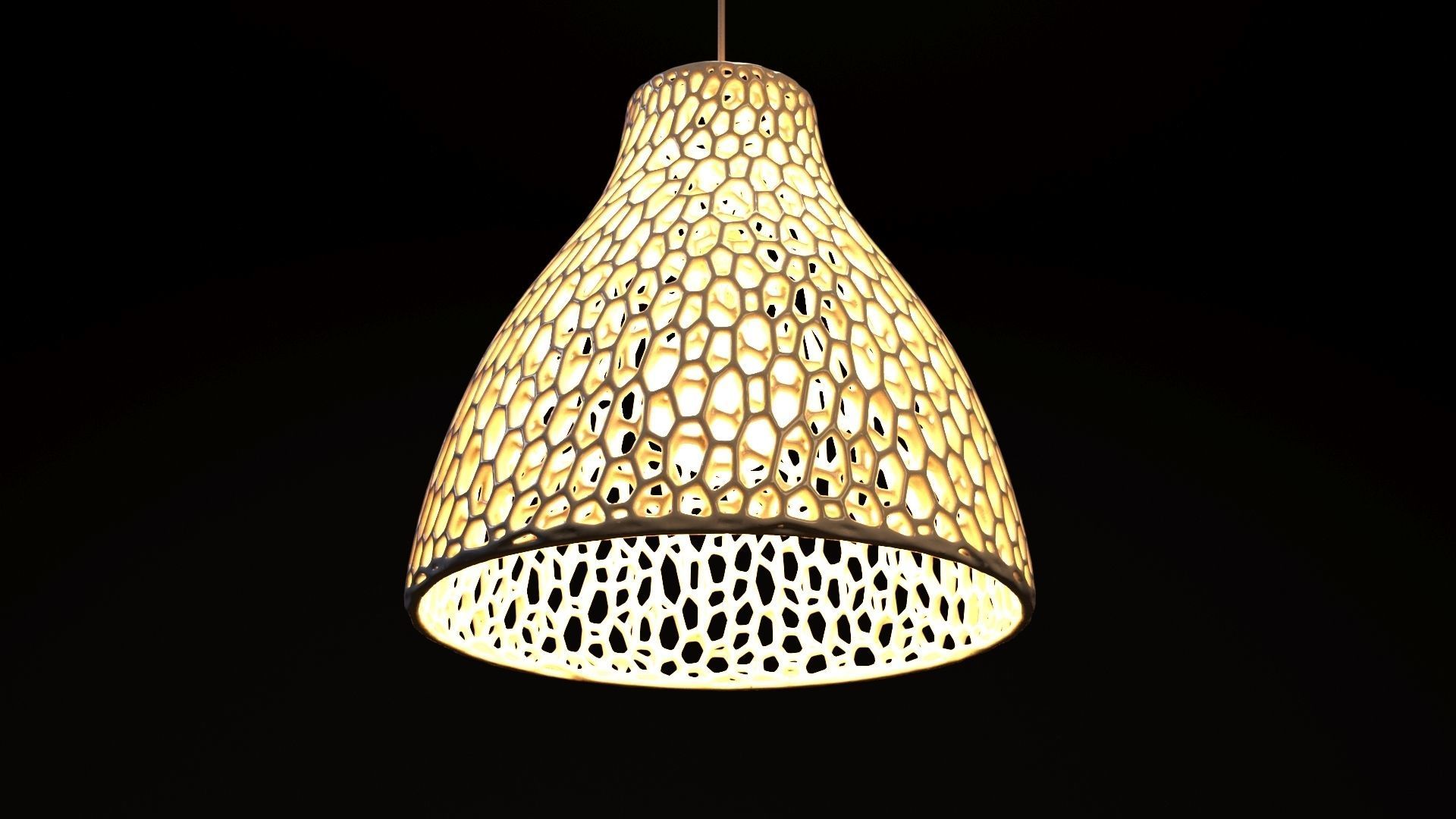 Ikea lamp Melodi 3D print model_11