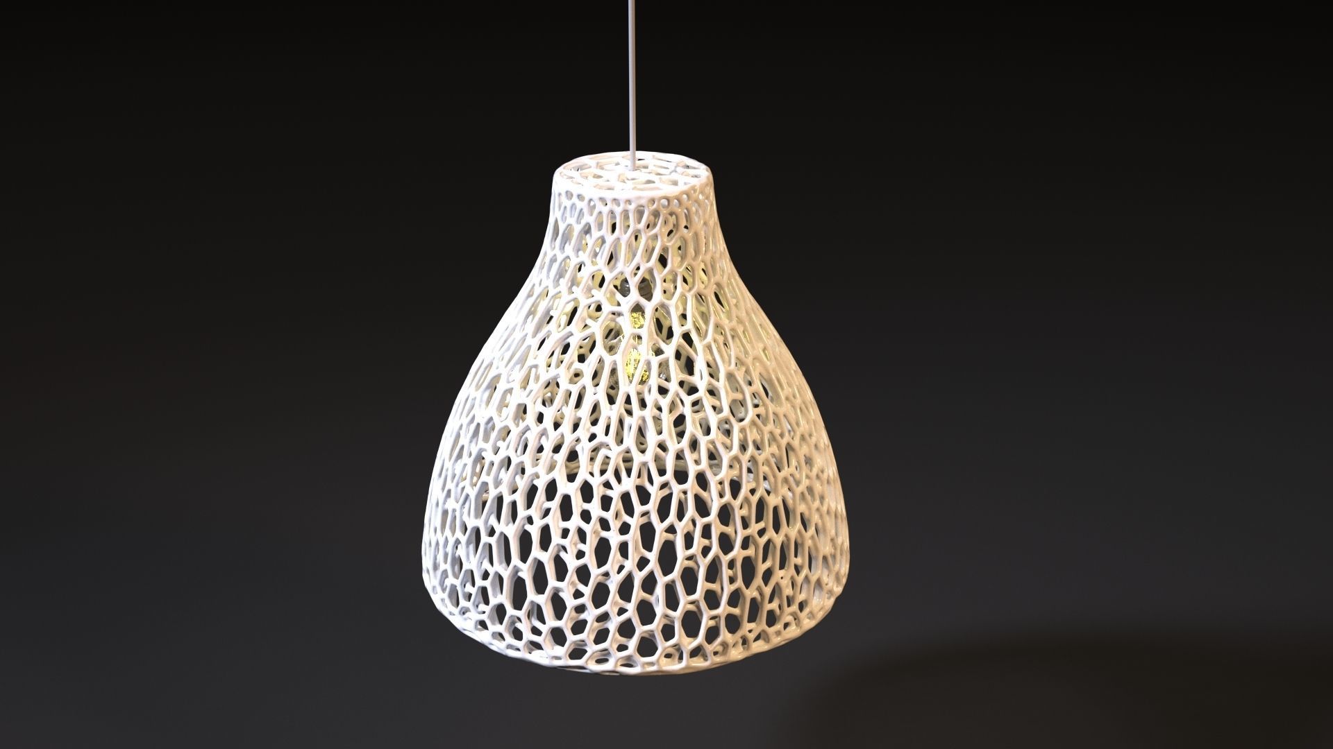 Ikea lamp Melodi 3D print model_1