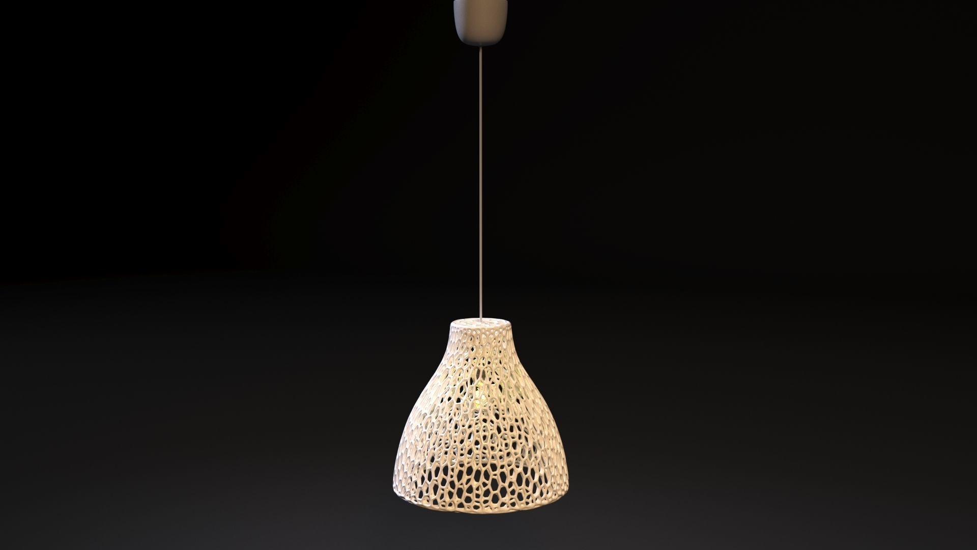 Ikea lamp Melodi 3D print model_13