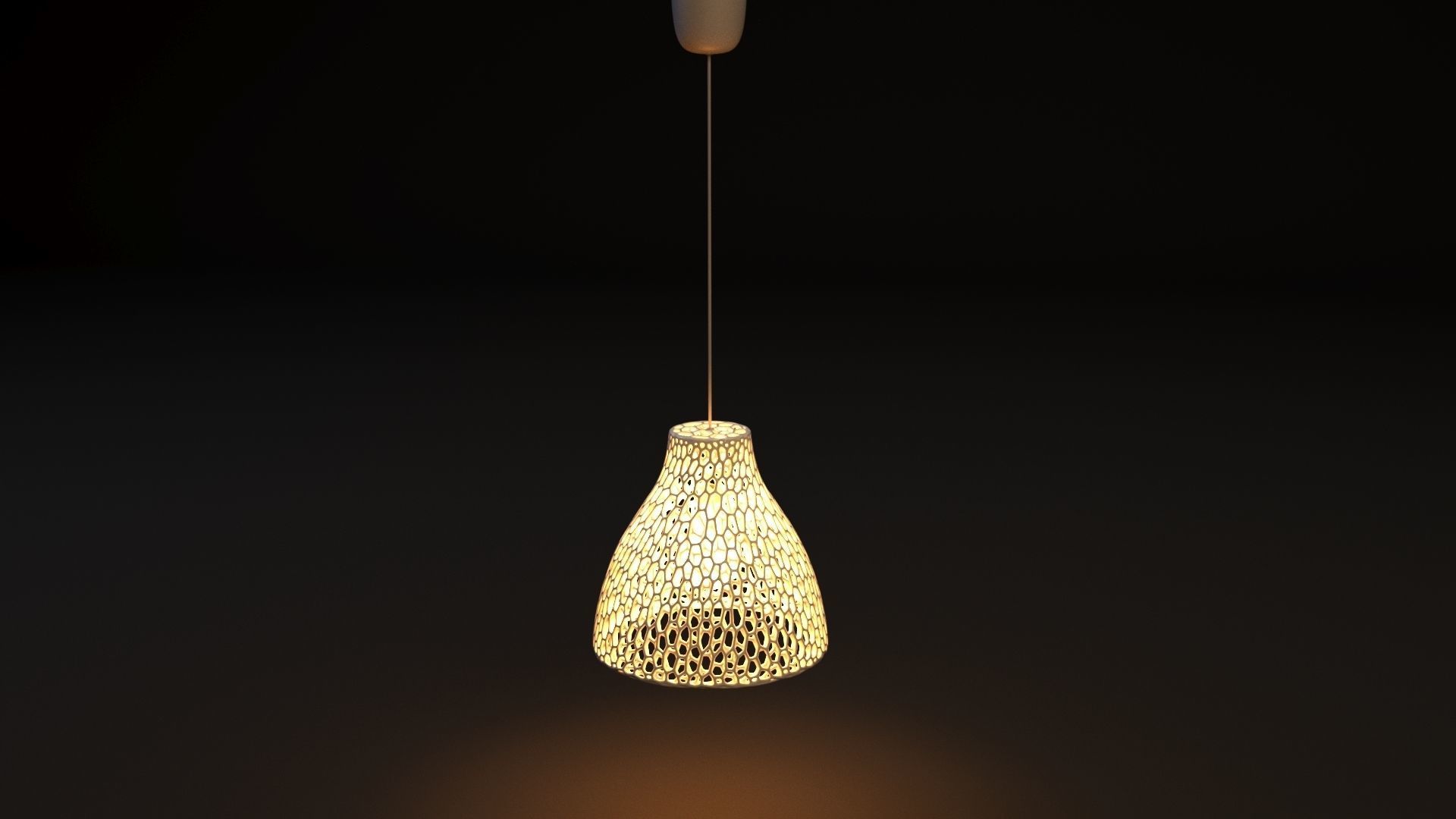 Ikea lamp Melodi 3D print model_2