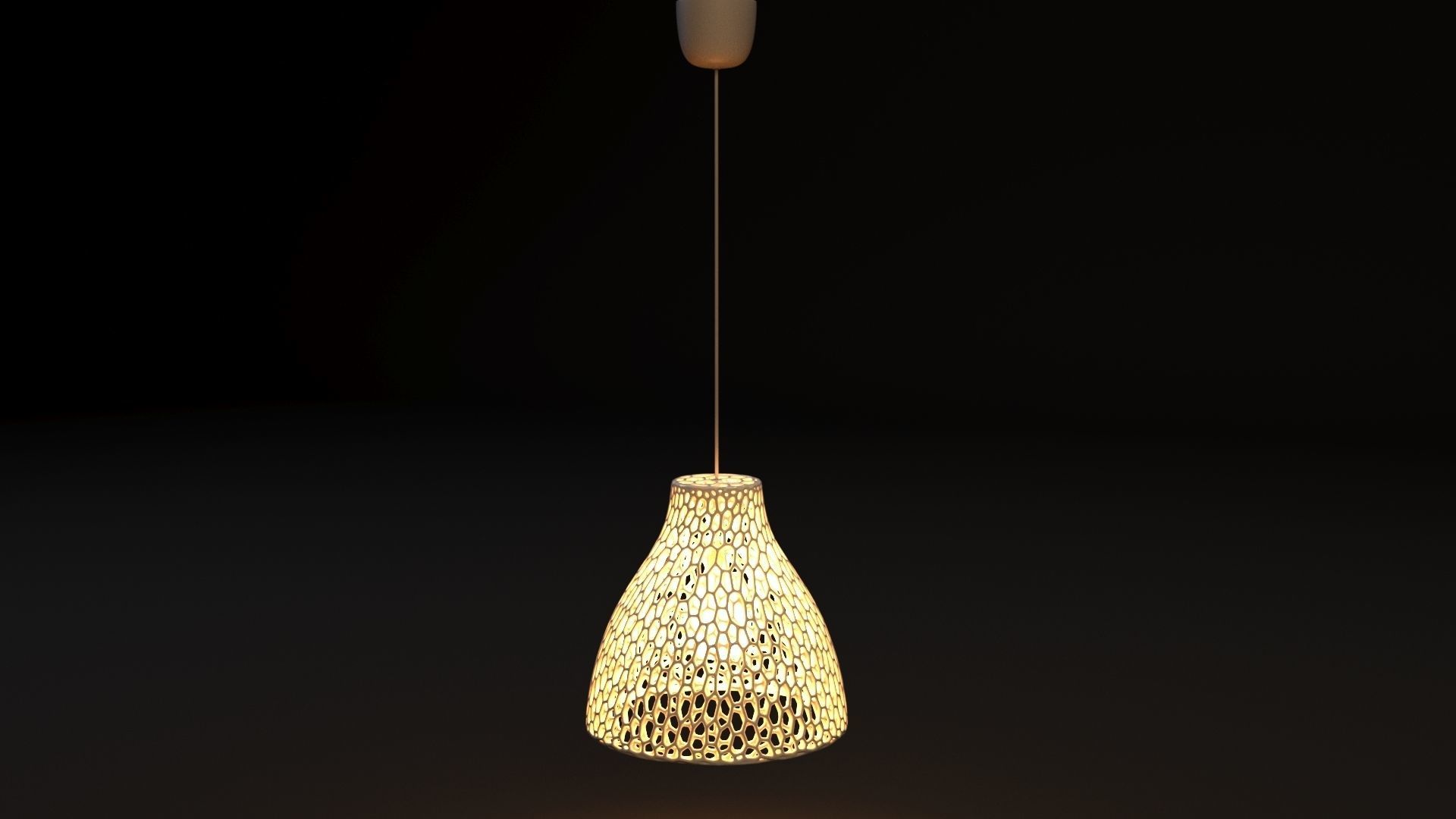 Ikea lamp Melodi 3D print model_4