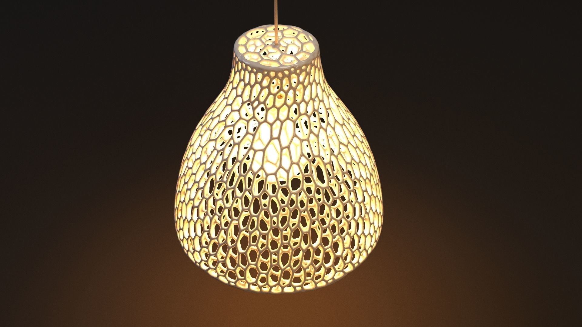 Ikea lamp Melodi 3D print model_6