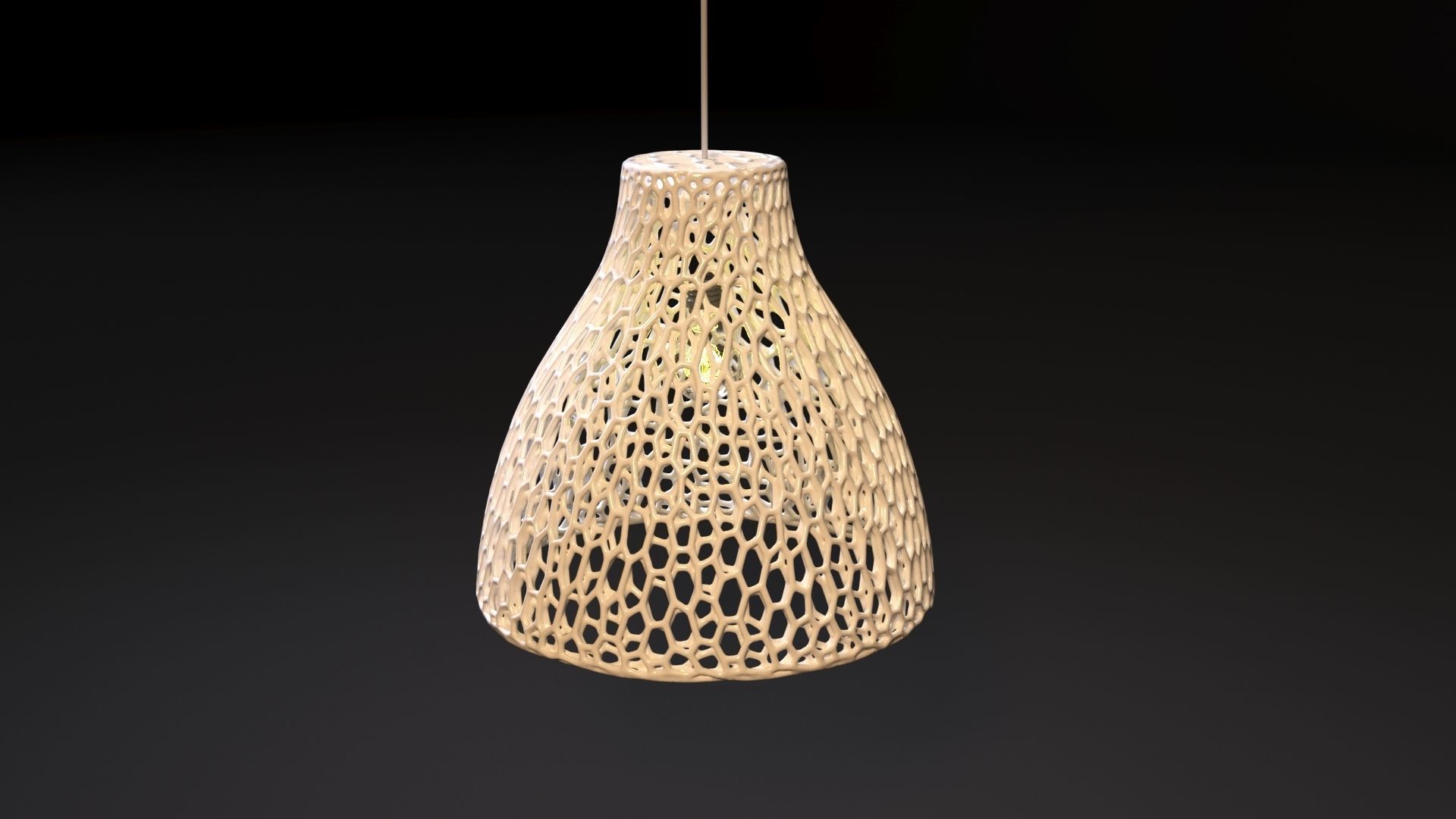 Ikea lamp Melodi 3D print model_14