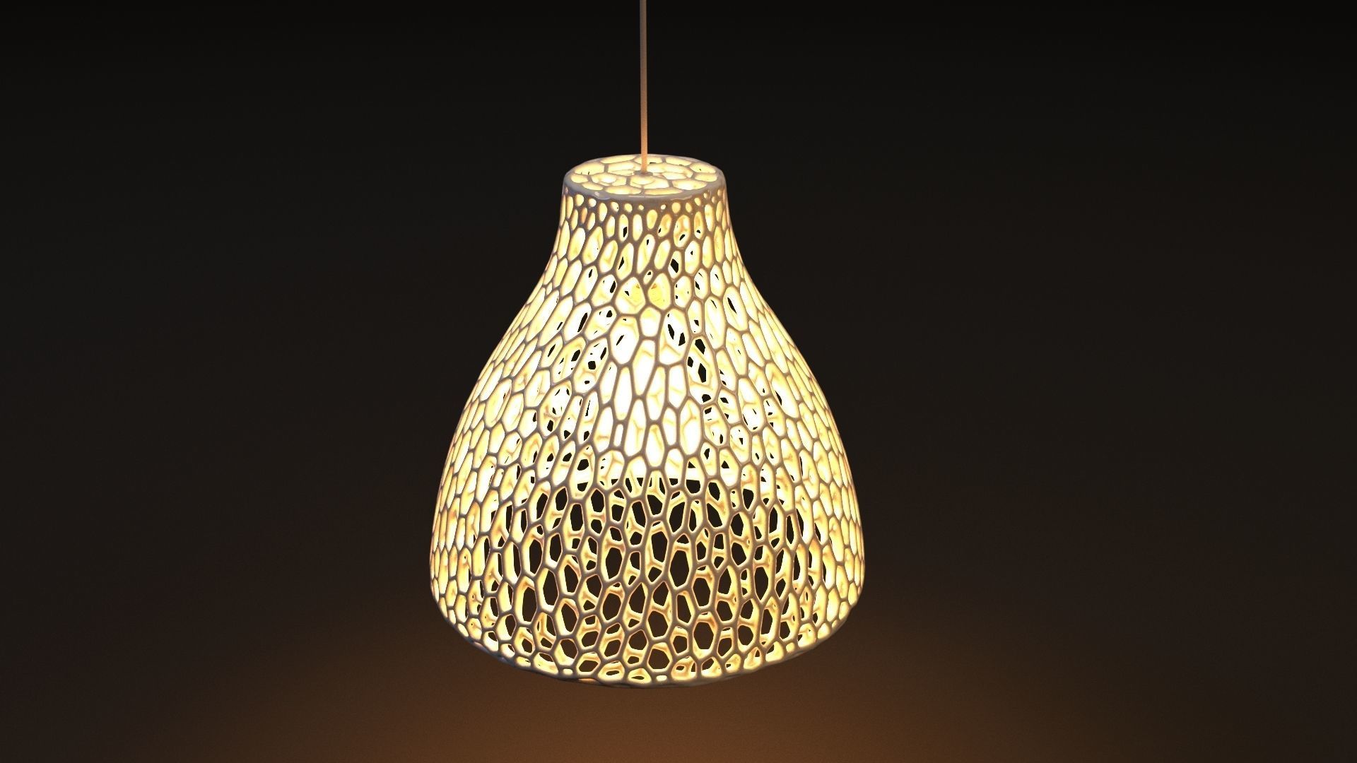 Ikea lamp Melodi 3D print model_7