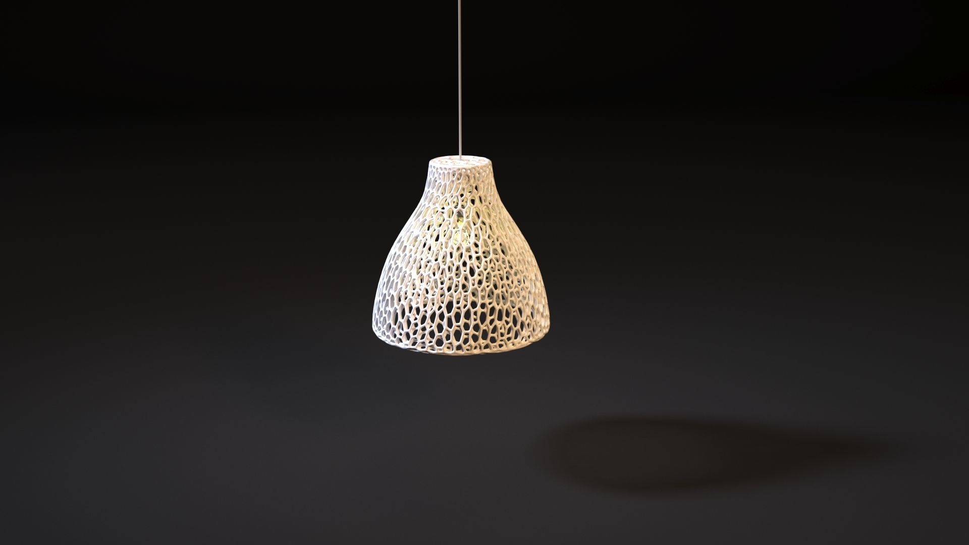 Ikea lamp Melodi 3D print model_17